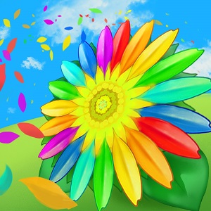 Rainbow flower