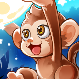 Monkey Fishing For the Moon